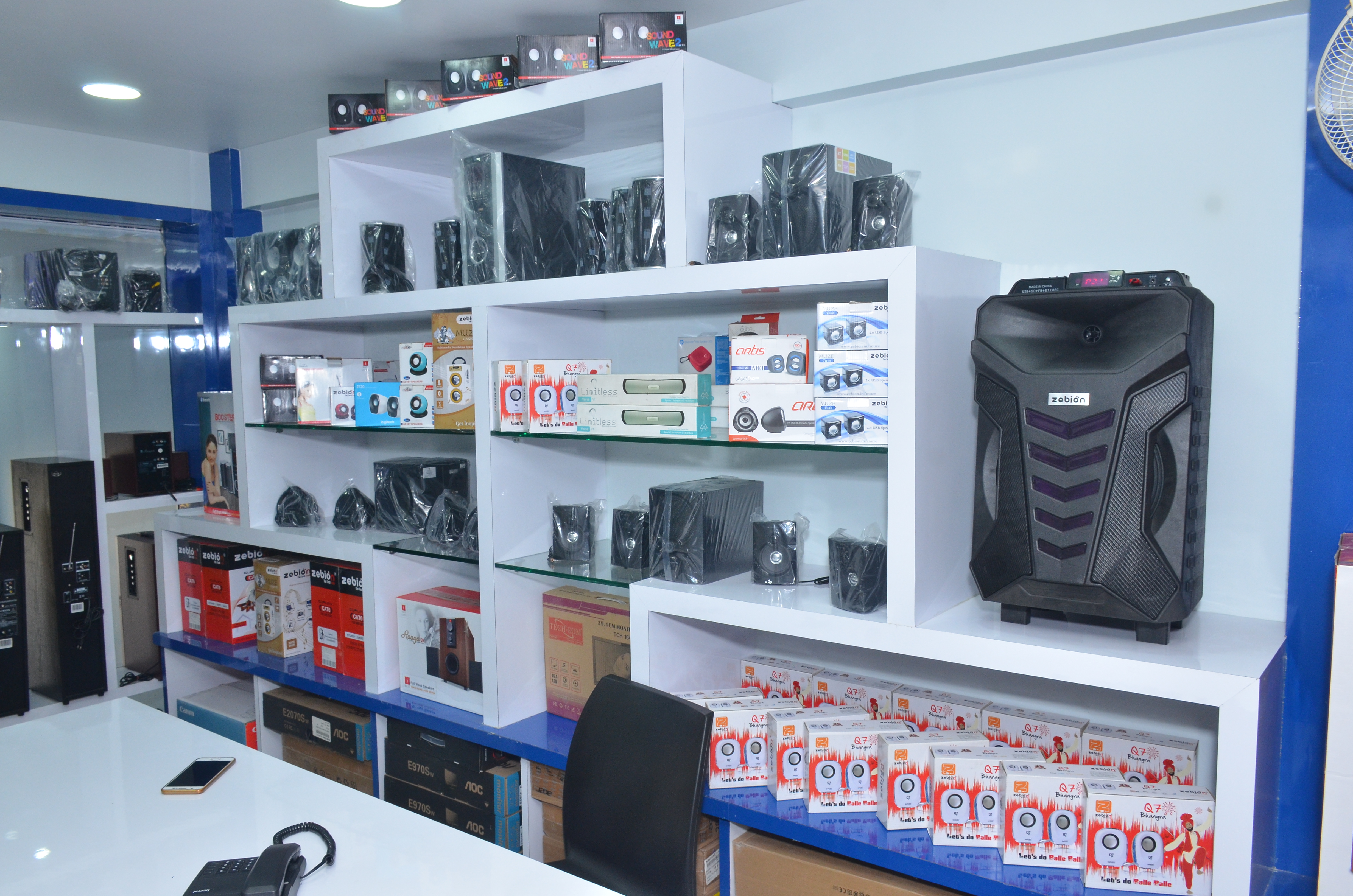 Customer waiting and consultation area — Laxmi Computer Service